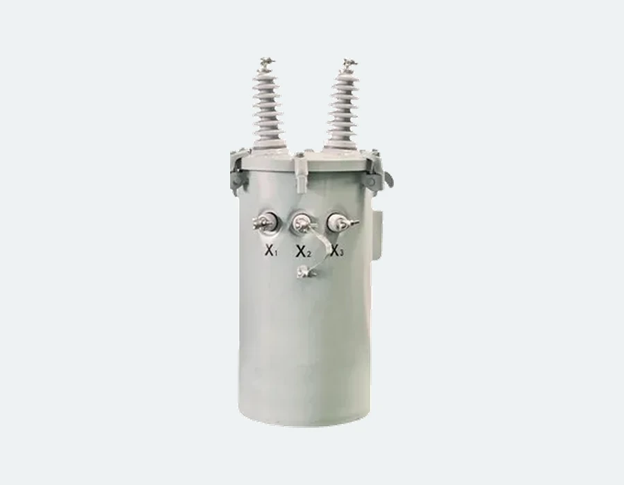 Suvell single phase pole mounted transformer for distribution systems