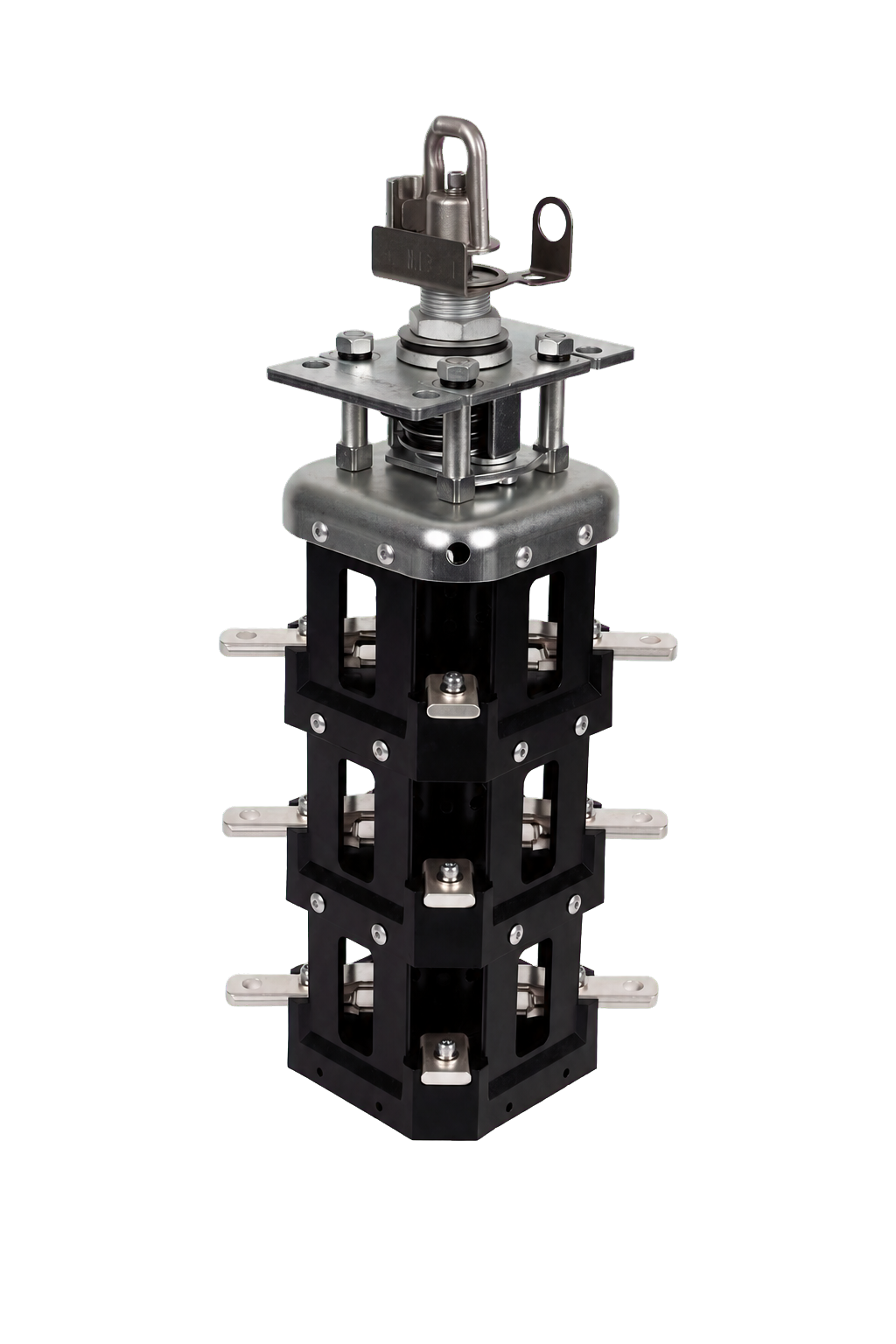 Transparent three-phase T-blade loadbreak switch product cutout