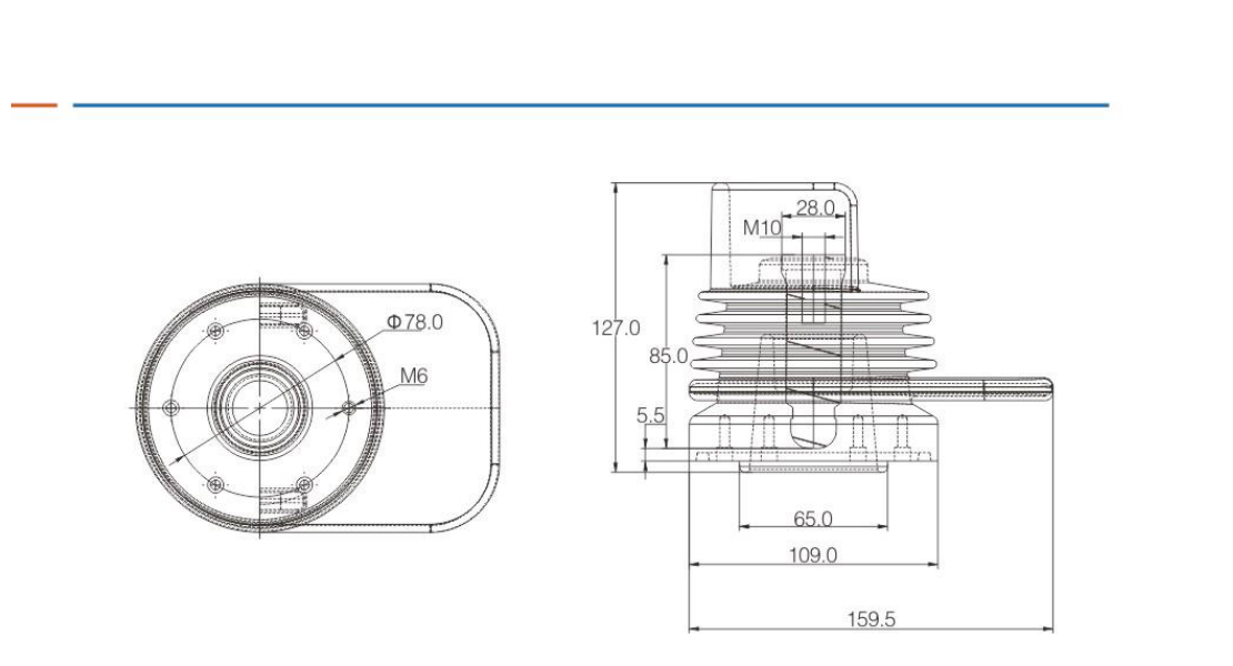 85 Side Expension Bushing engineering drawing from the selection manual