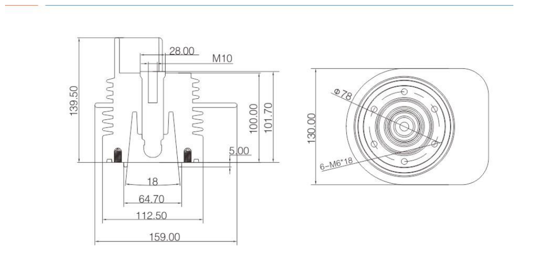96 Side Expension Bushing engineering drawing from the selection manual