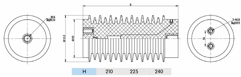 Captured source drawing reference for epoxy resin sensors for rmu switchgear