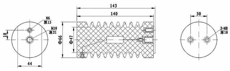 Captured source drawing reference for high voltage epoxy resin switchgear sensor