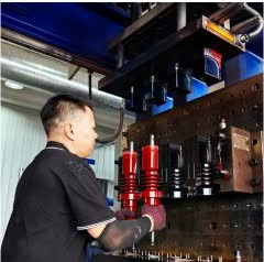 Injection molding operation for epoxy resin switchgear components