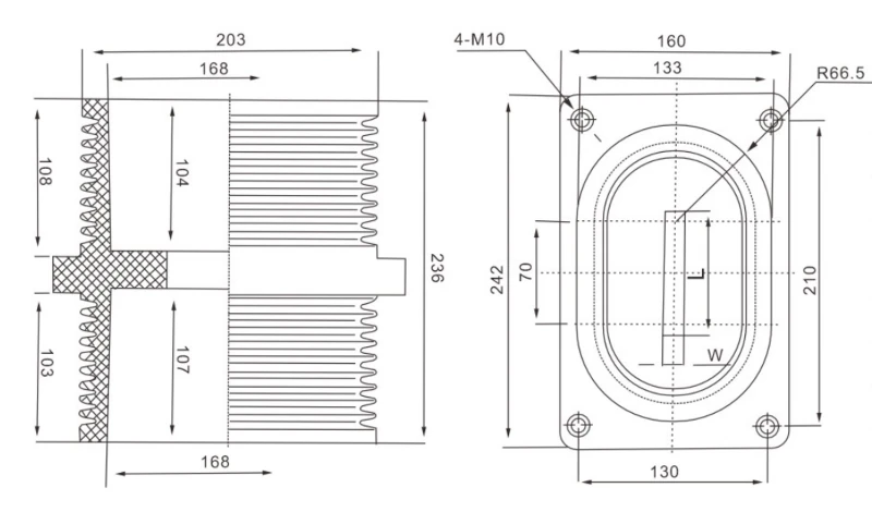 Captured source drawing reference for thru wall window bushings