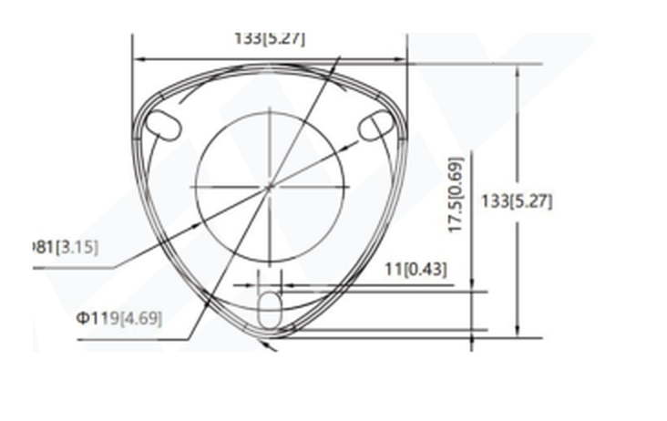 Cropped source geometry view 2 for the dead15 high voltage bushing family