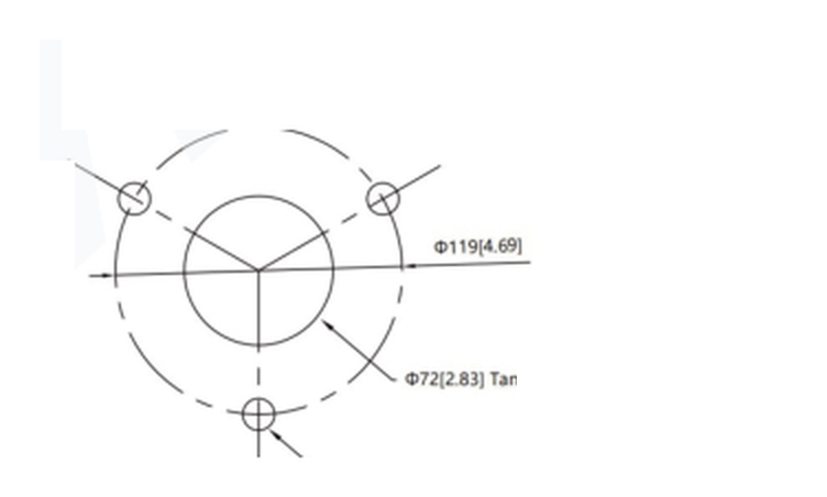 Cropped source geometry view 3 for the dead15 high voltage bushing family