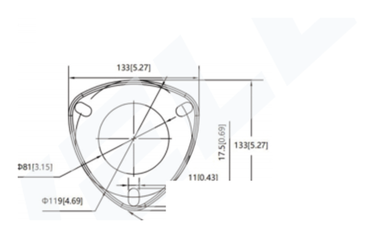 Cropped source geometry view 3 for the dead35 high voltage bushing family