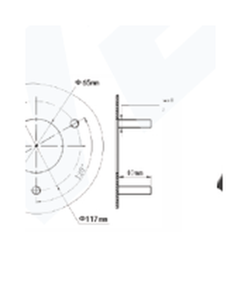 Cropped source geometry view 4 for the well high voltage bushing family