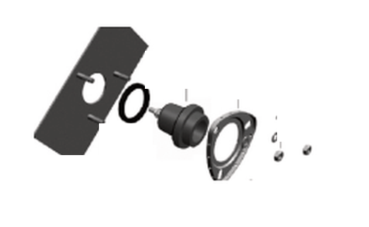Cropped source geometry view 5 for the well high voltage bushing family