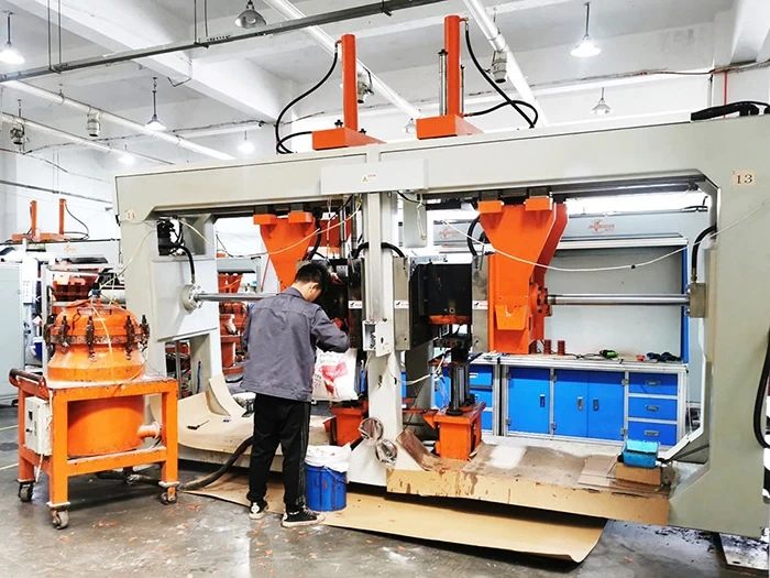 Factory process station support image