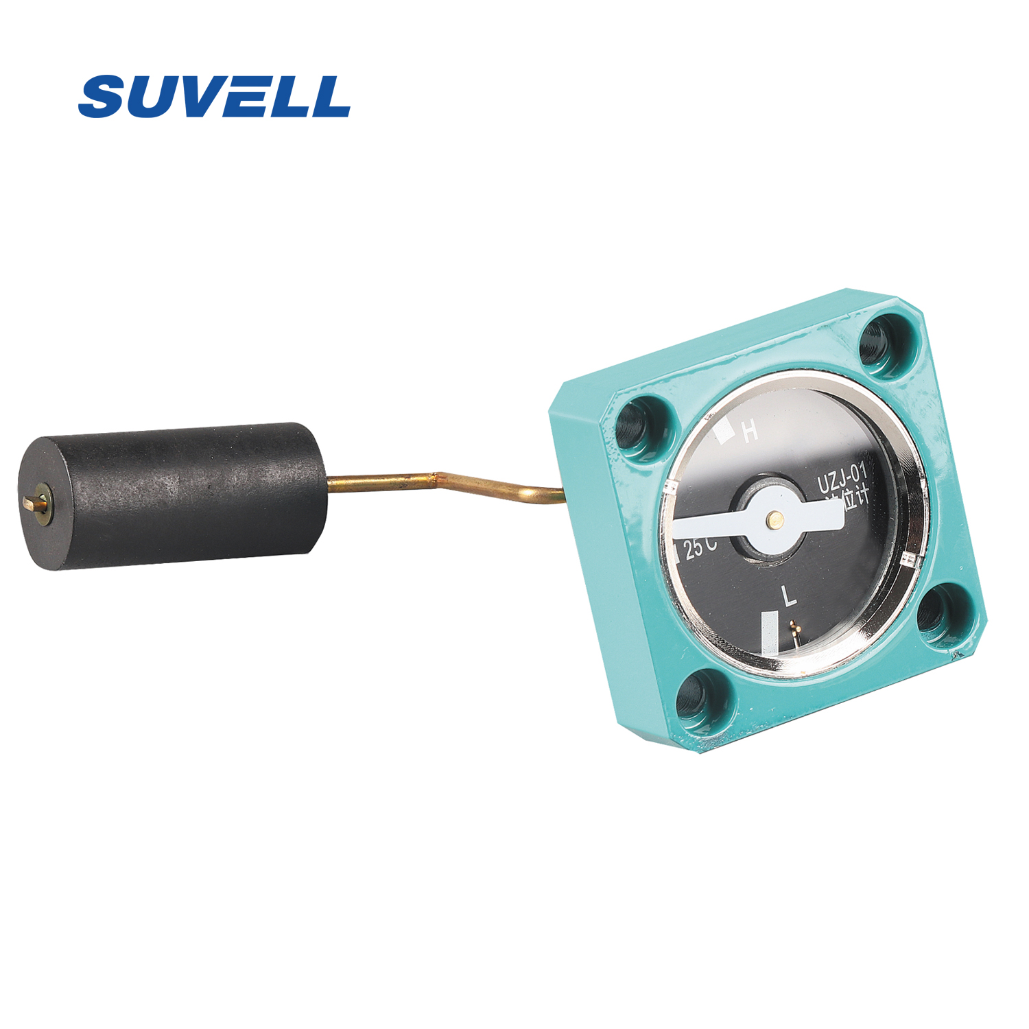 Transformer oil-level indicator with float assembly