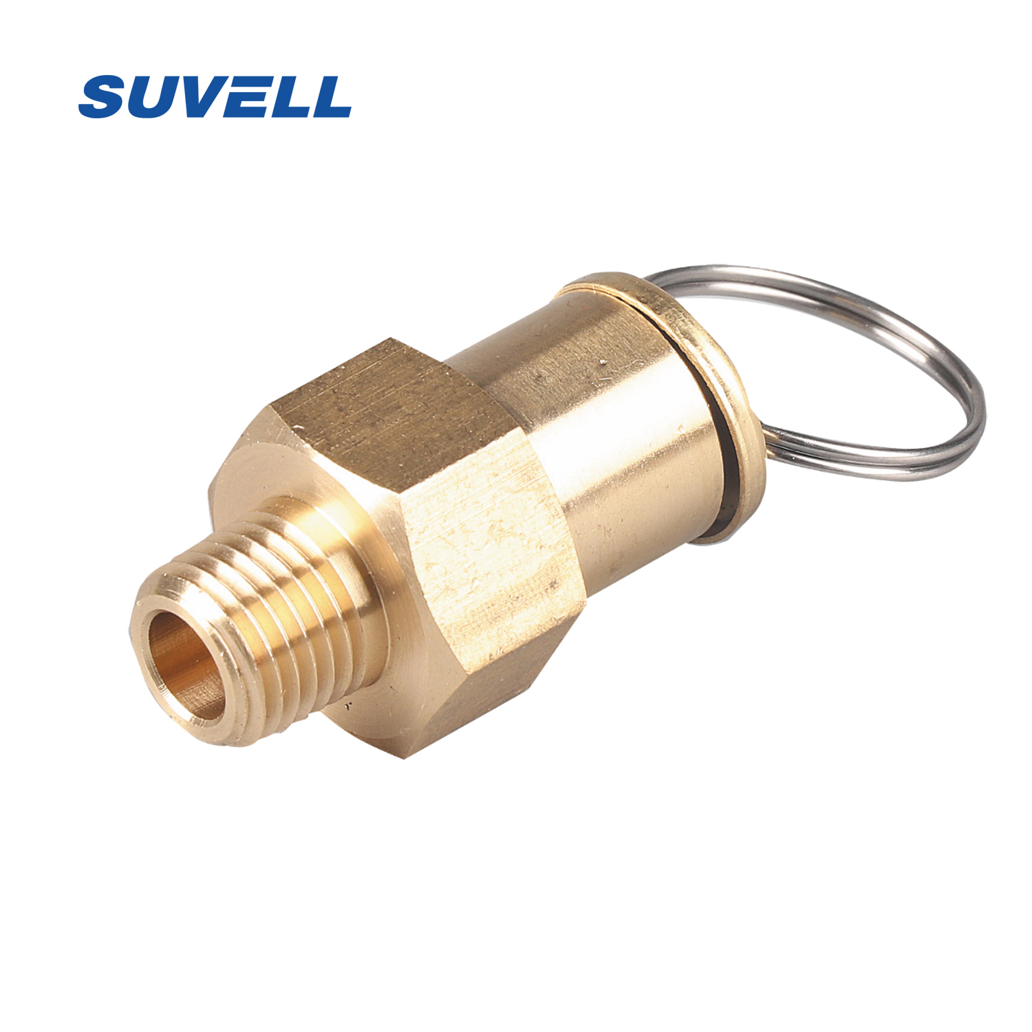 Transformer pressure-release valve with pull ring