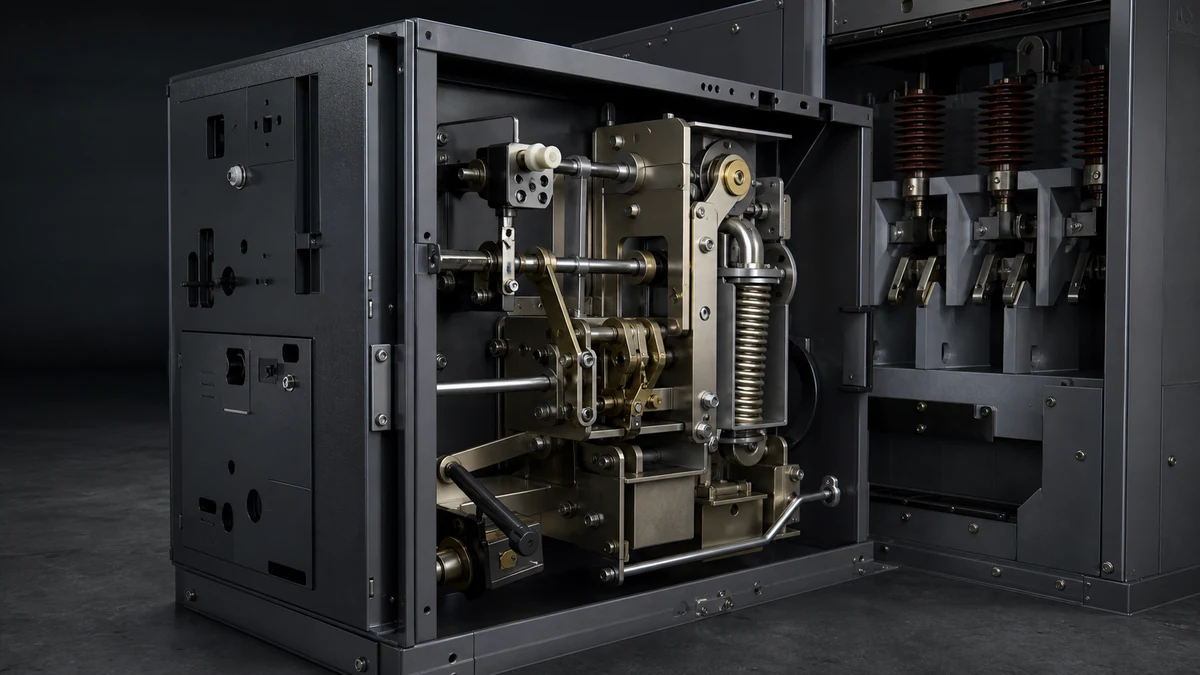RMU Operating Mechanism Replacement: Shaft, Travel, Interlock, and Contact Data