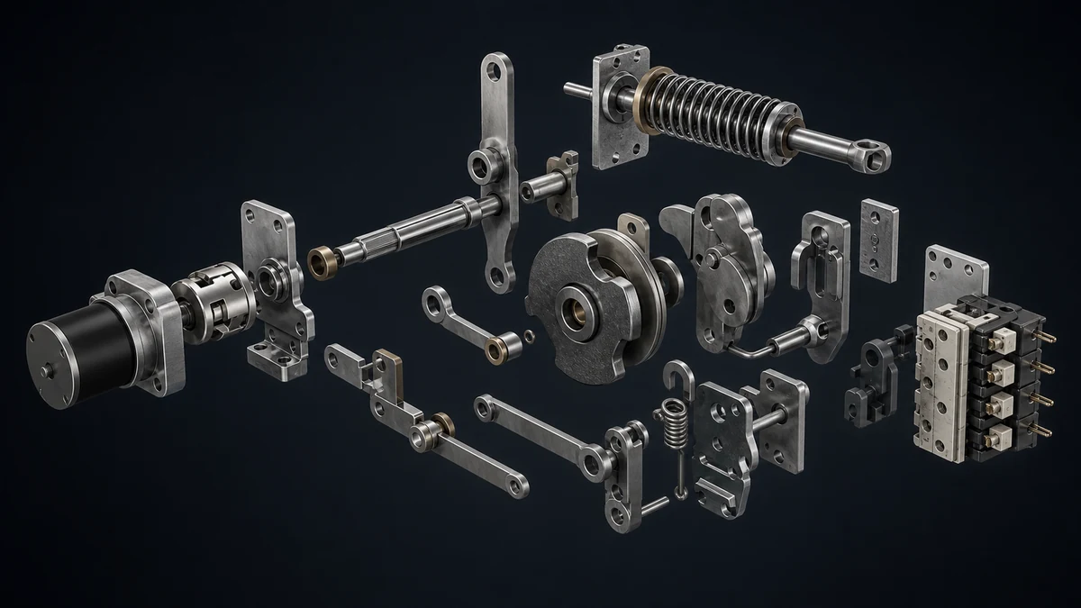 MVSpare RMU Operating Mechanism Replacement: Shaft, Travel, Interlock, and Contact Data - engineering anatomy