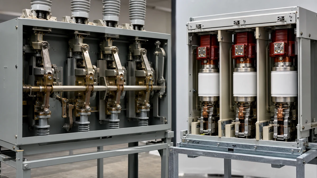 MVSpare SF6 Load Break Switch vs Vacuum Circuit Breaker: Where Each Fits in MV Switchgear - engineering anatomy