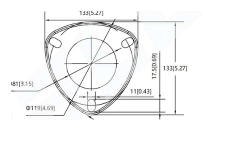15/25/28 kV 600/900 A Deadbreak Apparatus Bushing engineering drawing 2