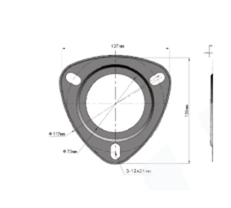 25 kV 200 A Transformer Bushing Well engineering drawing 2