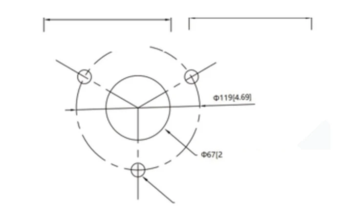 35 kV 900 A Deadbreak Apparatus Bushing engineering drawing 2