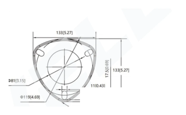35 kV 900 A Deadbreak Apparatus Bushing engineering drawing 3