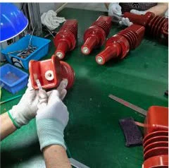 Mechanical Deburring stage for epoxy resin switchgear components