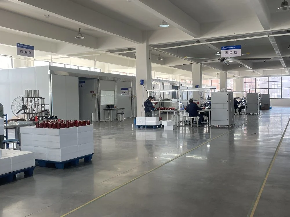 Transformer component inspection and finishing area