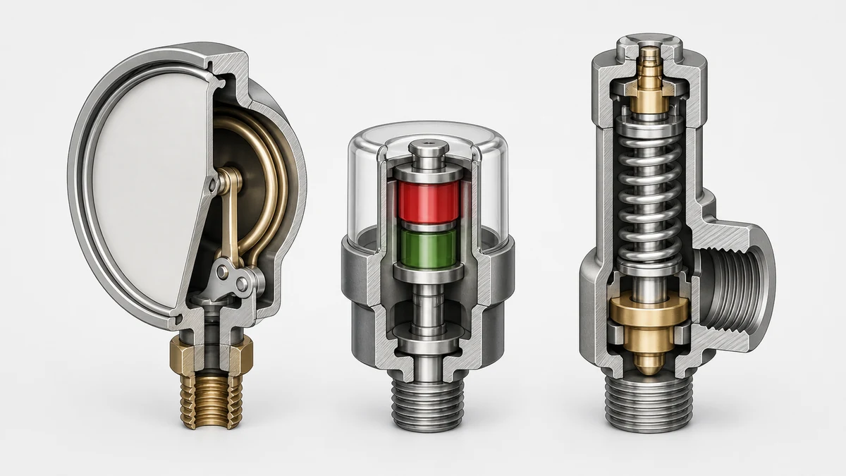 MVSpare Transformer Gauge, Indicator, and Pressure-Relief Device: What Each One Tells You - engineering anatomy